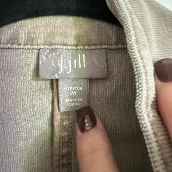 JJill stretch corduroy coat, EUC size M - Picture 3 of 8